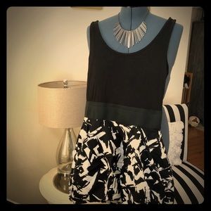 Black and white dress